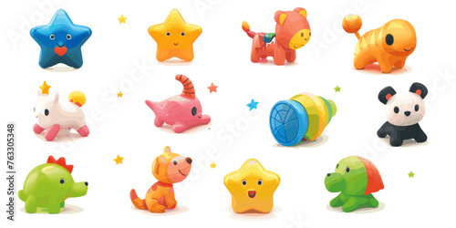 Adorable Cartoon Baby Toys Collection
