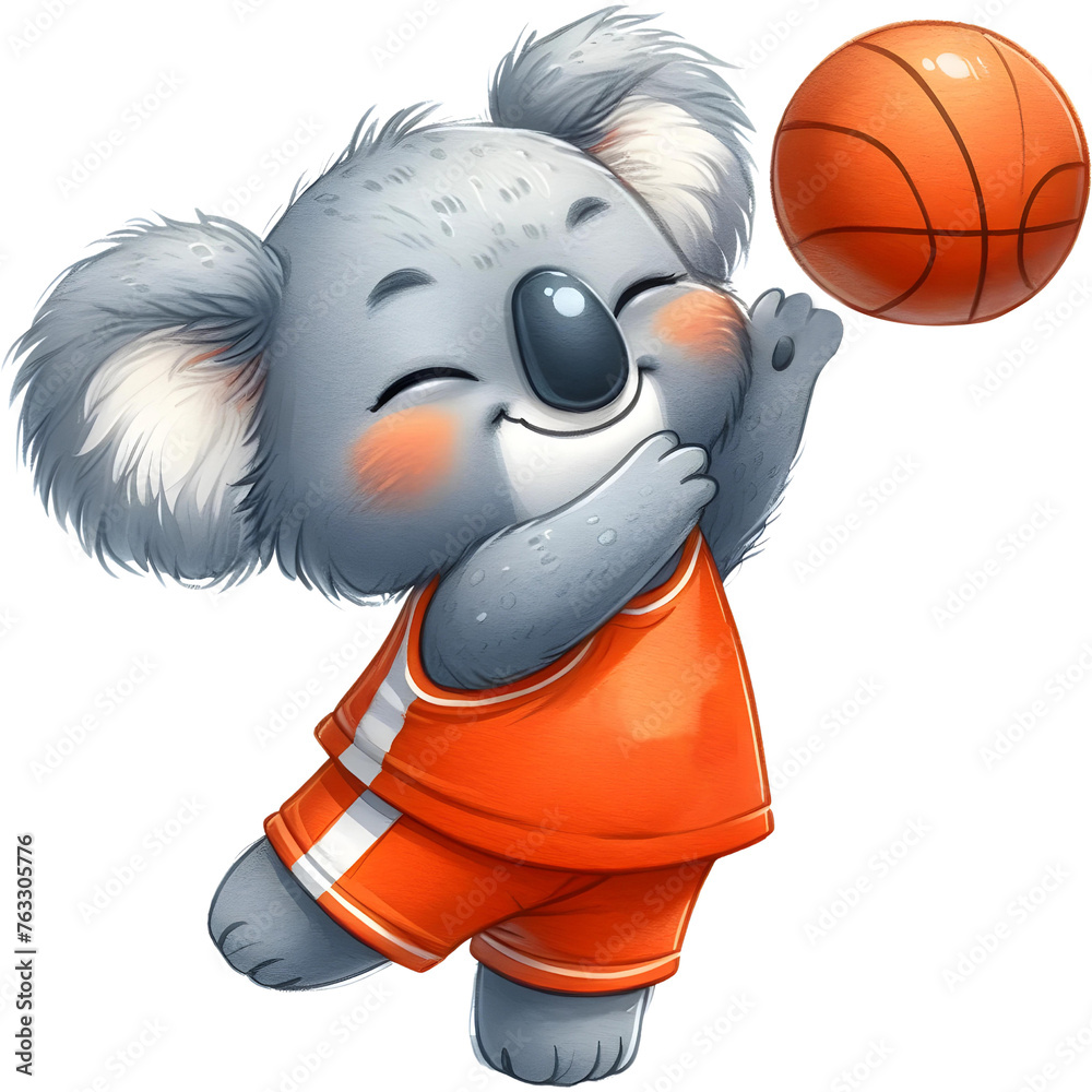 basketball player koala basketball player koala