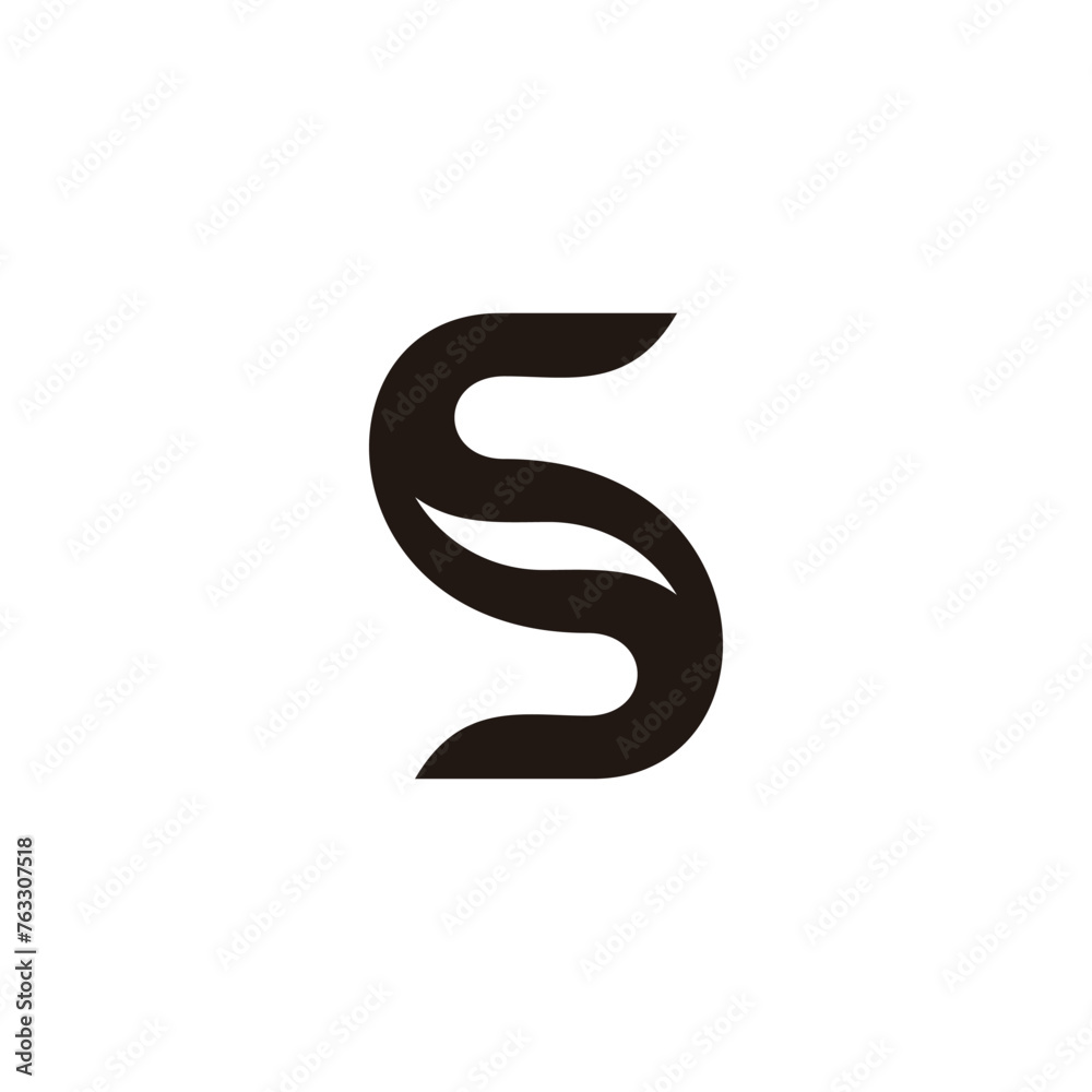 letter s curves motion abstract unique logo vector letter s curves motion abstract unique logo vector