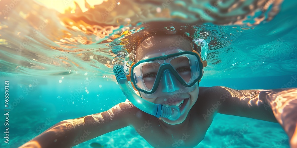 Fototapeta premium children having fun in summer