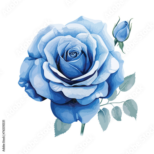 Blue Rose Clipart