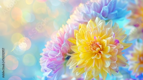Dahlias are great choice for summer wedding. © VISUAL BACKGROUND