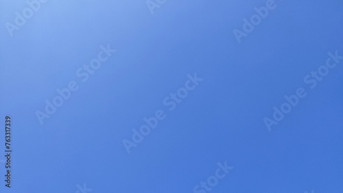 Billede på lærred Abstract creative clean, smooth and soft blank rectangle lite blue also known as