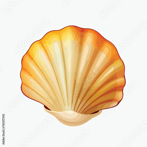 Shell Clipart isolated on white background