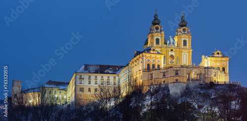 Benediktinerkloster Stift Melk, Melk an der Donau, Wachau, Niederösterreich, Österreich
