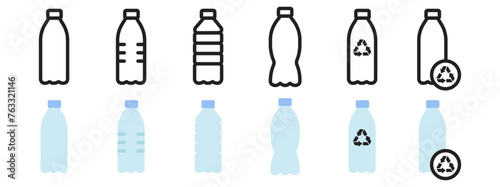 Plastic bottle recycle able  plastic waste  water bottle drink  biodegradable trash garbage