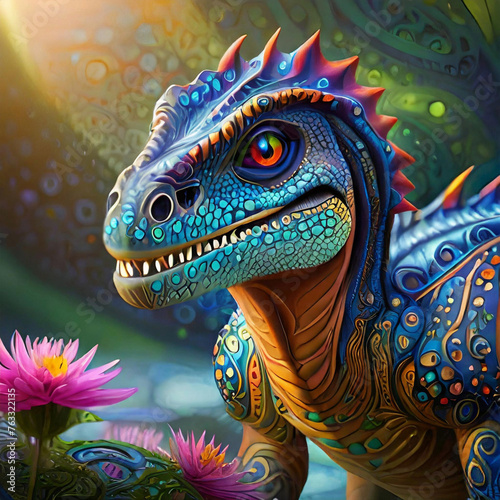 T-Rex ou tyrannosaure © David Bleja