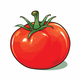 Tomato Clipart  isolated on white background 