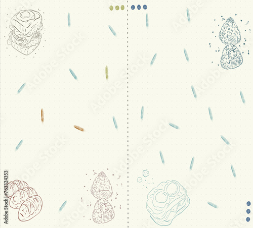 Illustration vector to do list template notebook noe sticky