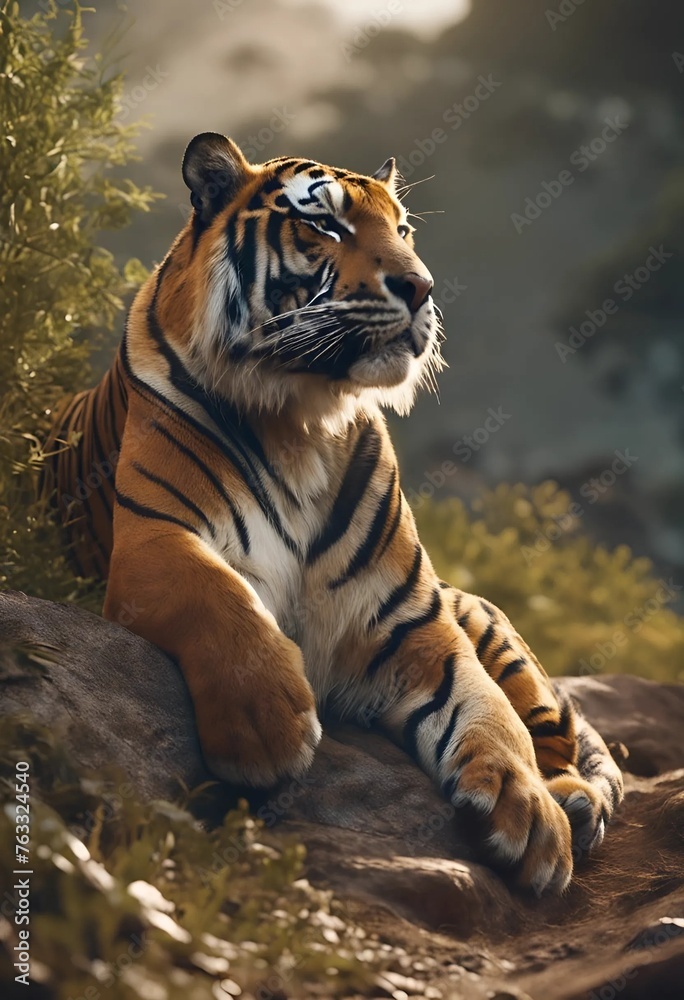 Fototapeta premium tiger in the wild