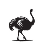 ostrich  pen size,ostrich bird size ,ostrich silhouette,ostrich silhouette images ,ostrich silhouette png