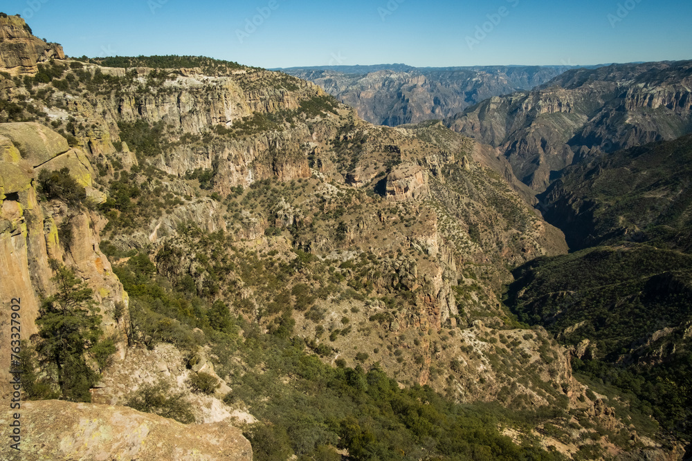 Copper Canyon Mexican Mountains Skyline Mexico Chihuahua Sierra Madre Occidental