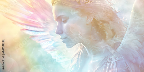 Ethereal Angel - The energy of an Angelic being is so high it can only be felt and seen by those with a similar vibration, if you ever see one, you are truly an enlightened human 
