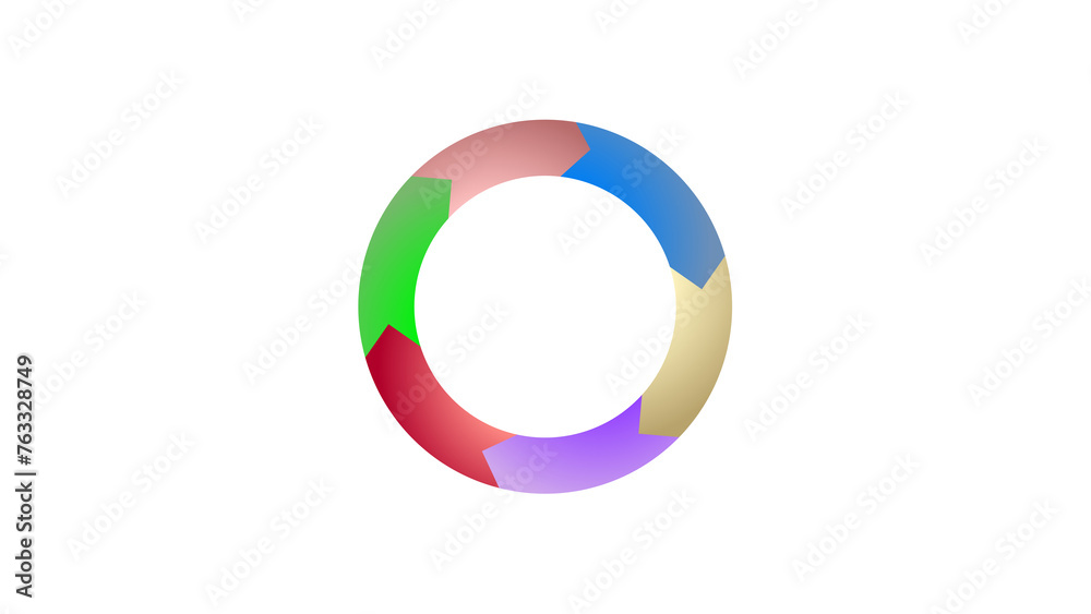 Virtuous circle diagram without text, wheel of six-sixths methodology, six parts graphic explanation virtuous cycle six sixths on transparent background. Virtuous circle diagram without text, wheel of six-sixths methodology, six parts graphic explanation virtuous cycle six sixths on transparent background.