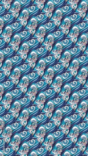 Underwater Dreamscape. Loop Background Animation