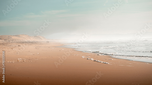 plage douce large photo