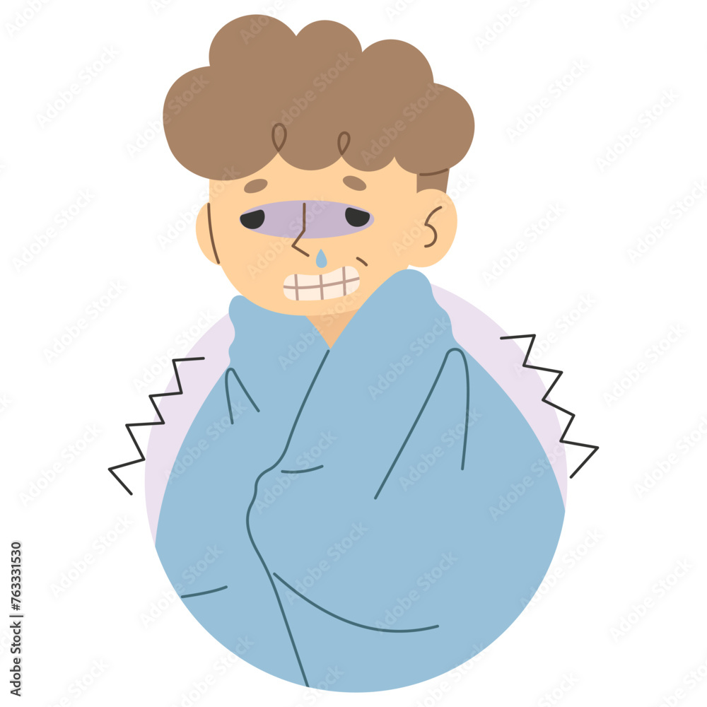 Chills 4 cute on a white background, vector illustration. Chills 4 cute on a white background, vector illustration.