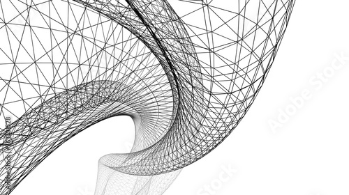 abstract geometric background 3d rendering