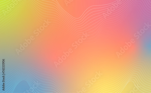 Retro fluorescent vibrant multicoloured gradient background photo