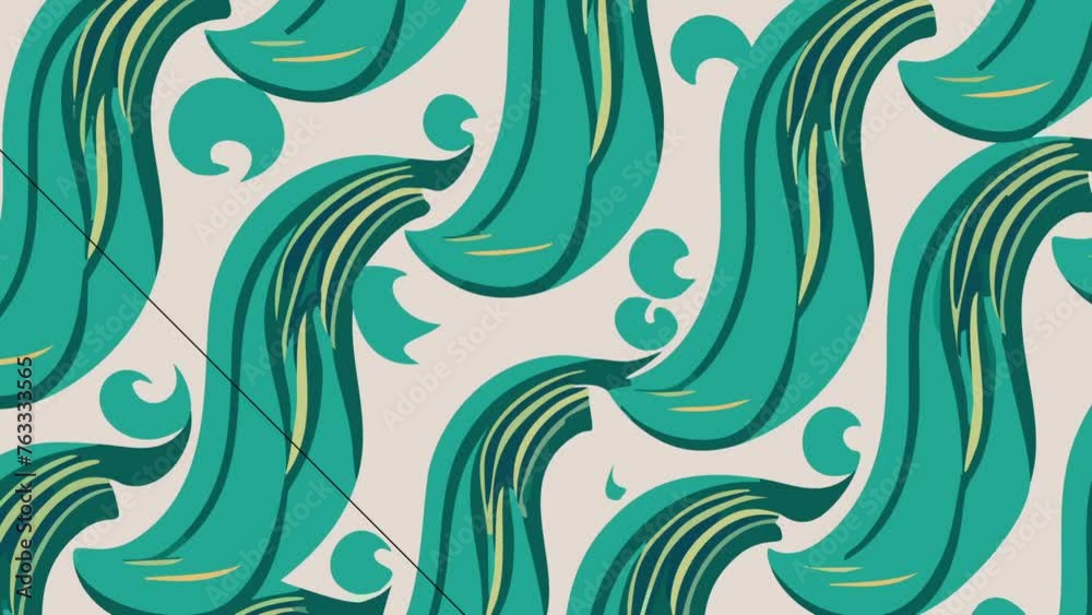 Ocean Waves Background. Loop Background Animation Ocean Waves Background. Loop Background Animation