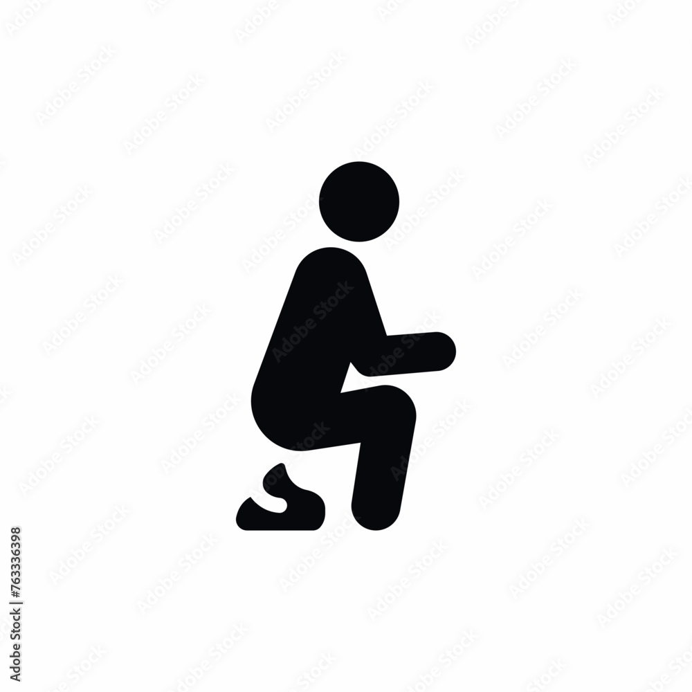 Toilet Person Defecate Bowel icon