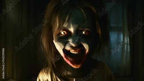 portrait of a person horror
