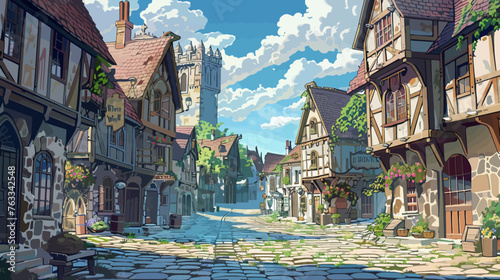 Fantasy City Buildings
