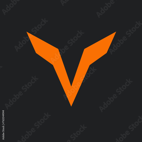 V Symbol logo