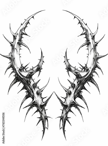 Symmetrical Thorns Logo
