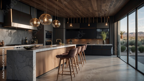 Modern indoor ktchen