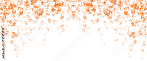 fallen dry leaves, png element. suitable for backgrounds, banners, wallpapers, etc