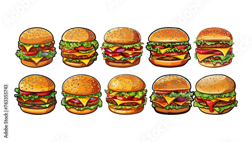 burger illustration