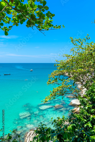 Beautiful Freedom Beach on Phuket Island near Patong.