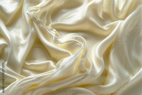 Soft tendrils of creamy texture intertwining gracefully, evoking a sense of timeless beauty and allure.