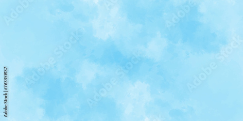 Blue sky with cloud .Beautiful blue sky with white clouds .bright cloud cover in the sun calm clear winter air background .gradient light white background.	