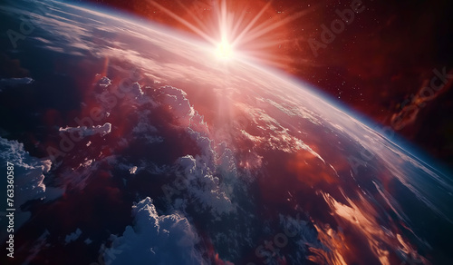 Space exploration - rocket launch