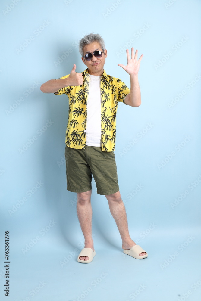 60s Senior in Summer vacation 60s Senior in Summer vacation
