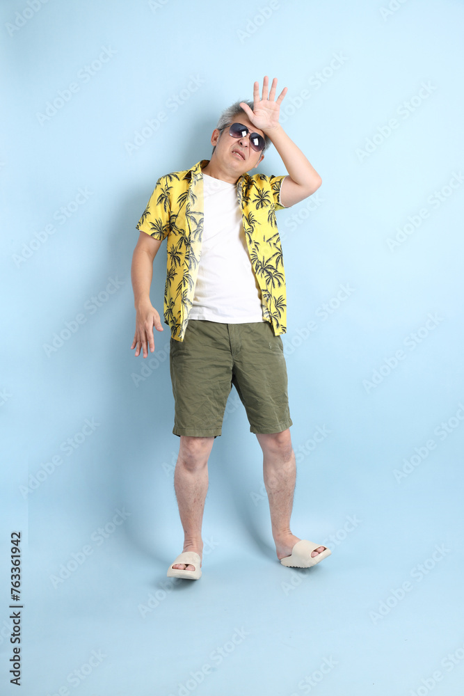 60s Senior in Summer vacation 60s Senior in Summer vacation