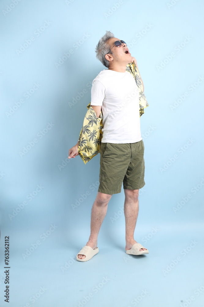 60s Senior in Summer vacation 60s Senior in Summer vacation