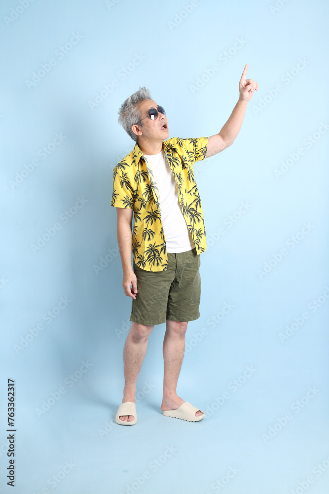 60s Senior in Summer vacation 60s Senior in Summer vacation