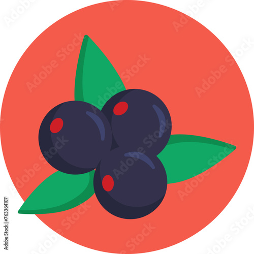 The Açaí icon symbolizes Brazil's natural bounty and eco-diversity, serving as a delicious reminder of the lush landscapes and exotic flavors found within the region.