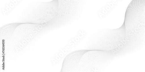 Abstract white digital blend wave lines and technology background. Modern white flowing wave lines and glowing moving lines. Futuristic technology and sound wave lines background.