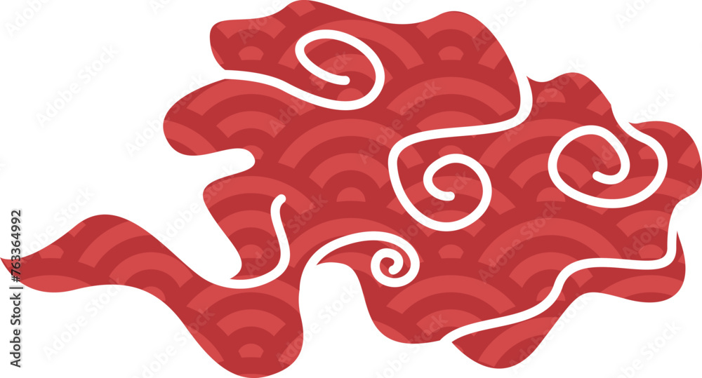 Fototapeta premium Japanesse Cloud Pattern