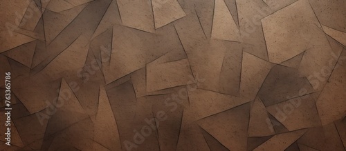 Abstract brown painting on ...