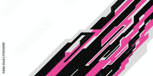 car body wrap livery decal design vector
