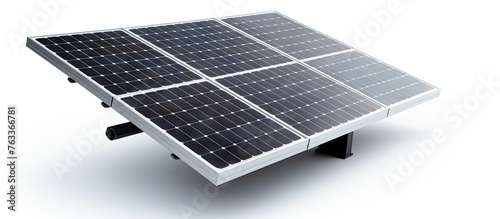 A solar panel close-up on w...