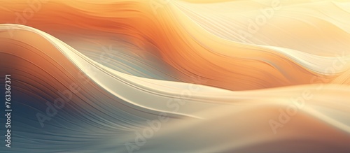 Abstract wavy pattern with soft light