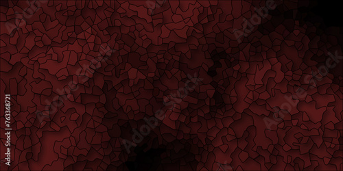 Abstract Seamless Multicolor Broken Stained-Glass Geometric Retro Tiles Pattern Quartz Crystal 3D Voronoi Diagram Background. For Artful Websites, Presentations, Brochures, and Social Media Graphics.