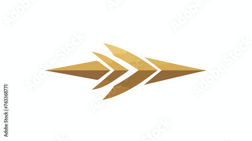 Illustration of arrow flat icon flat vector 