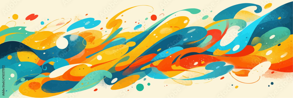 Dynamic Design: Abstract Vector Banner